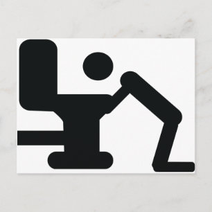 hängendes Symbol Postkarte