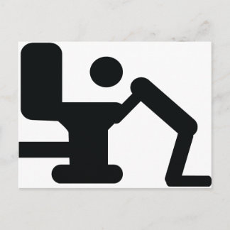 hängendes Symbol Postkarte