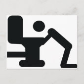 hängendes Symbol Postkarte (Vorderseite)