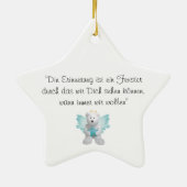 Hängeornament Sternenkinder Keramikornament (Hinten)