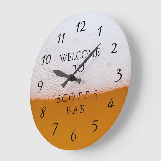 Hängerhöhle oder Bar-Händleruhr Große Wanduhr (Winkel)