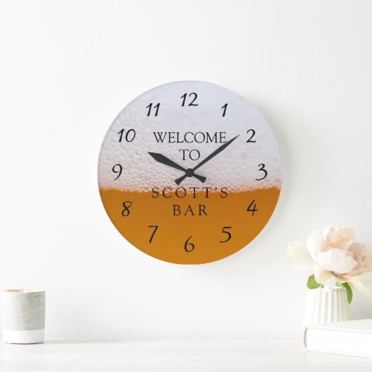 Hängerhöhle oder Bar-Händleruhr Große Wanduhr (Zuhause)