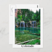 Hängesee, Colorado Postkarte (Vorne/Hinten)
