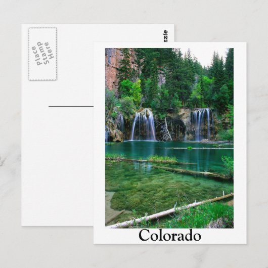 Hängesee, Colorado Postkarte (Vorne/Hinten)