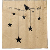 Hängestangen und Duschvorhang (Vorderseite)