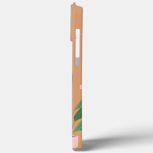 Hängestuhl umgeben von Pflanze Case-Mate iPhone Hülle (Rückseite / Links)