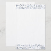 Hangeul Briefpapier (Vorne/Hinten)