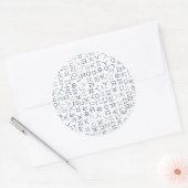 Hangeul Runder Aufkleber (Umschlag)