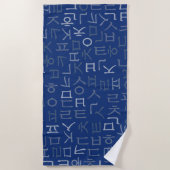 Hangeul Strandtuch (Vorderseite)