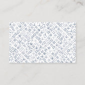 Hangeul Visitenkarte (Rückseite)