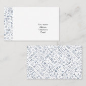 Hangeul Visitenkarte (Vorne/Hinten)