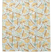 Hängezeiten Duschvorhang (Vorderseite)