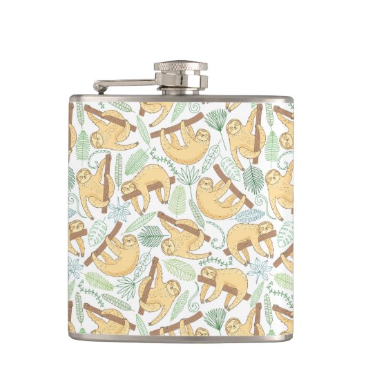 Hängezeiten Flachmann (Vorderseite)