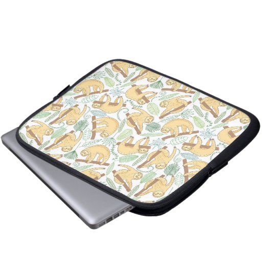 Hängezeiten Laptopschutzhülle (Vorne Knopf)