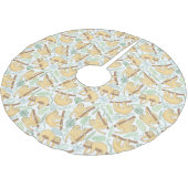 Hängezeiten Polyester Weihnachtsbaumdecke (Schrägansicht)