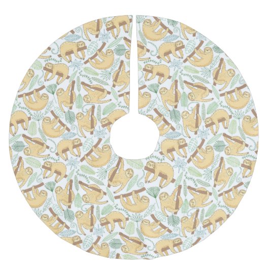 Hängezeiten Polyester Weihnachtsbaumdecke (Vorderseite)