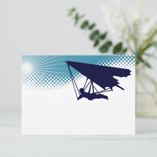 Hangflieger Einladung (Stehend Vorderseite)