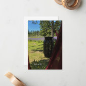 Hanggarten Lattern & Lavenderfeld Mitteilungskarte (Vorderseite/Rückseite Beispiel)