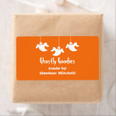 Hanggeister Halloween Baking Labels, Orange (Insitu)