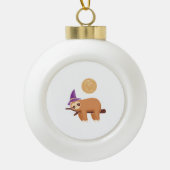 Hanghalloween Keramik Kugel-Ornament (Vorderseite)