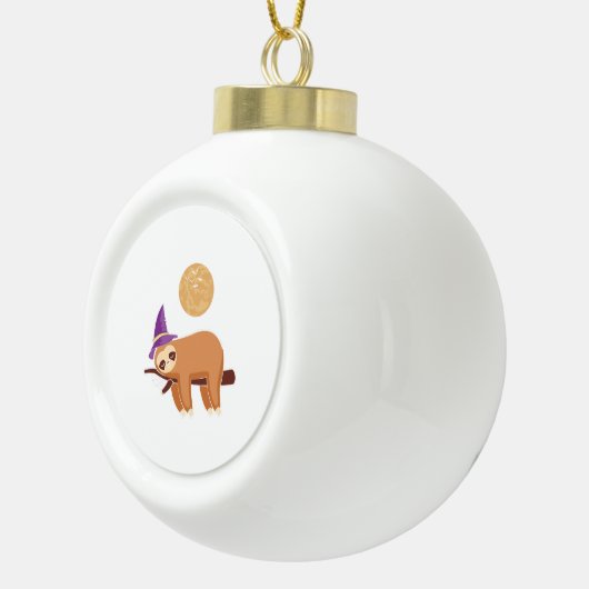 Hanghalloween Keramik Kugel-Ornament (Rechts)
