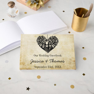 Hangherz Tree Vintage Wedding Collection Gästebuch