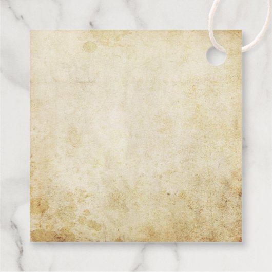 Hangherz Tree Vintage Wedding Collection Geschenkanhänger (Rückseite)