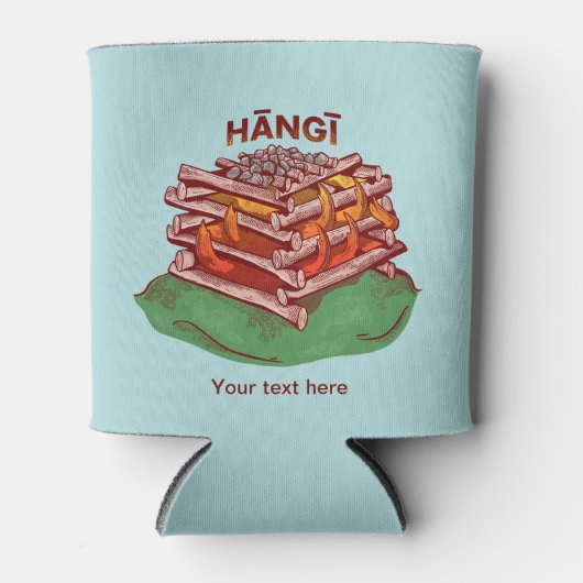 Hangi Maori Cooking Food Kai Dosenkühler (Vorderseite)