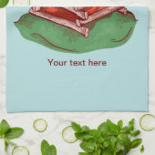 Hangi Maori Cooking Food Kai Geschirrtuch (Gefaltet)