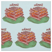 Hangi Maori Cooking Food Kai Stoff (Muster)