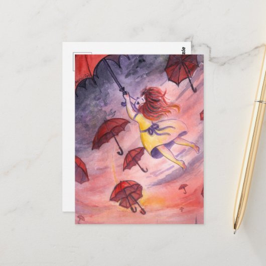 Hangin/Air-DNM-Postkarten Postkarte (Vorderseite/Rückseite Beispiel)