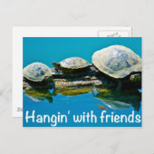 Hangin mit Freunden Postkarte (Vorne/Hinten)