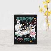 Hangin' mit meinem Boo-ny Bunny Ghost Ortho Nurses Karte (Gelbe Blume)