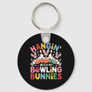 Hangin' mit meinem Bowling Bunnies drei Niedliche  Schlüsselanhänger