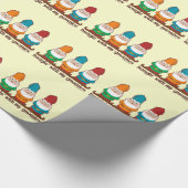 Hangin mit meinem Gnomies Geschenkpapier (Ecke)