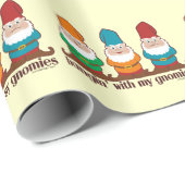 Hangin mit meinem Gnomies Geschenkpapier (Rolleneckpunkt)