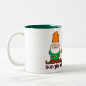 Hangin mit meinem Gnomies Zweifarbige Tasse (Links)