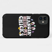 Hangin' mit meinen Chicks Ostern Bunny Groovy Retr Case-Mate iPhone Hülle (Rückseite (Horizontal))