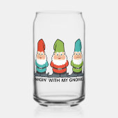 Hangin' mit meinen Gnomen Dosenglas (Vorderseite)