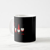 Hangin' mit meinen Gnomen Weihnachtsgeschenk Kaffeetasse (Vorderseite Links)