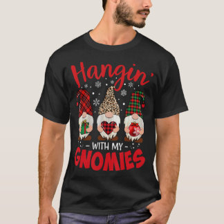 Hangin mit meiner Gnomie Leopard Women Christmas G T-Shirt