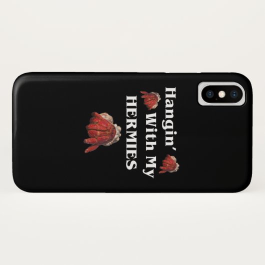 Hangin mit meiner Herme Funny Hermit Craber Lover Case-Mate iPhone Hülle (Rückseite (Horizontal))