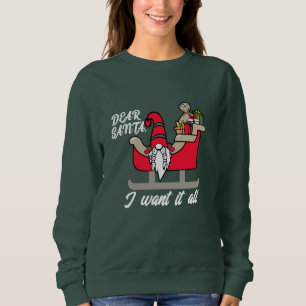 Hangin' mit My Gnomies - Funny Christmas Gnomes Sweatshirt