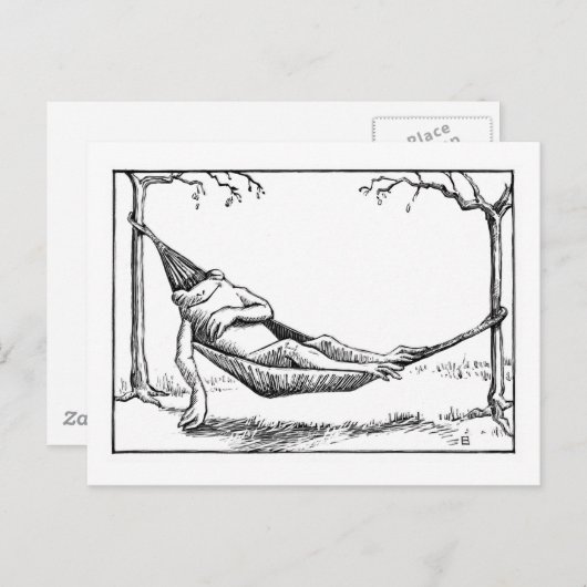 Hangin' Out Postkarte (Vorne/Hinten)