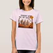 Hangin' With My Boos Funny Halloween Ghosts Tee (Vorderseite)