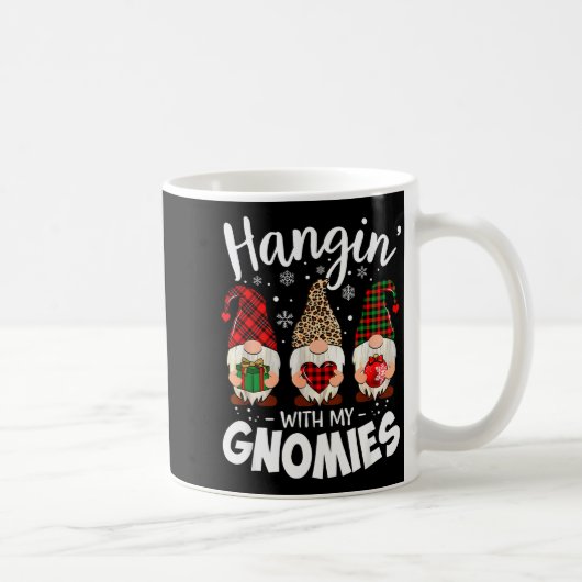 Hangin With My Gnomie Leopard Women Christmas Gnom Kaffeetasse (Rechts)