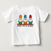 Hangin' With My Gnomies Baby T-shirt (Vorderseite)