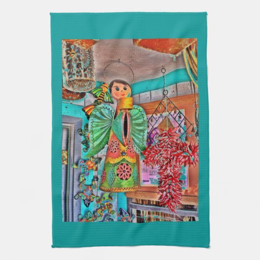 Hanging Angel Metal Art Chili Paprikaschoten bemal Handtuch (Vertikal)