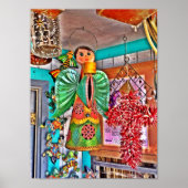 Hanging Angel Metal Art Chili Paprikaschoten bemal Poster (Vorne)