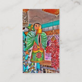 Hanging Angel Metal Art Chili Paprikaschoten bemal Visitenkarte (Rückseite)